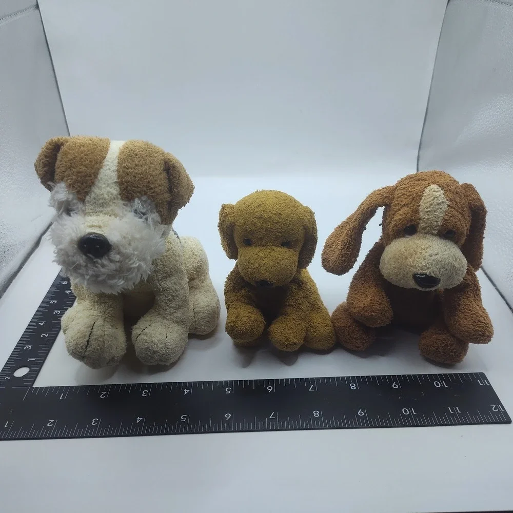 Vintage Russ Luv Pets Bean Bag Plush Lot Tabbies Trixie Bailey Stuffed Dog Cat